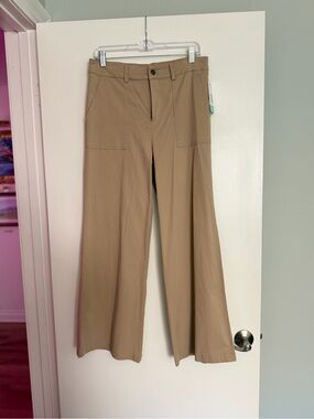 THREADS 4 THOUGHT Wide-Leg Pants in Khaki Tan